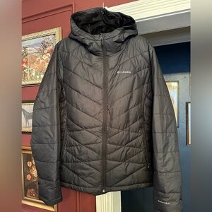 NWOT Columbia Women's Heavenly Quilted Black Puffer Jacket Size XXL